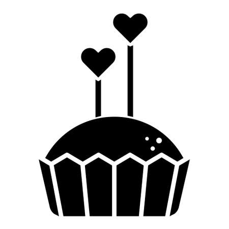 Bakery products icon vector. bake illustration sign. cake symbol.のイラスト素材