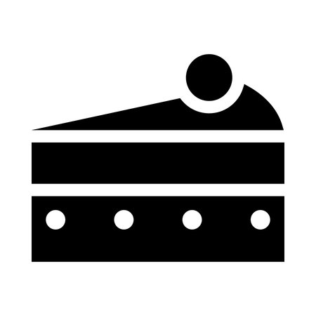 Bakery products icon vector. bake illustration sign. cake symbol.