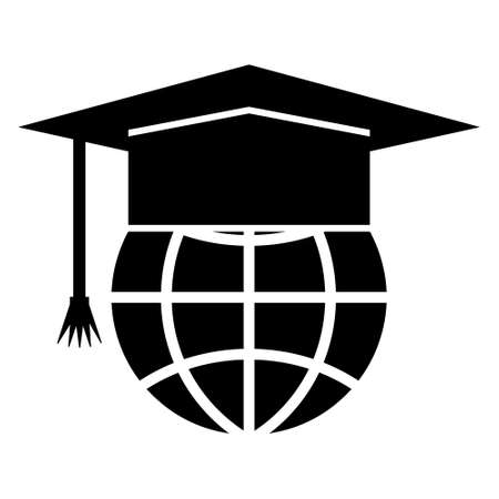 Online training icon vector. Webinar illustration sign. online learning end education symbol.のイラスト素材