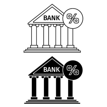 Budget icon vector set. treasury illustration sign. bank symbol.のイラスト素材