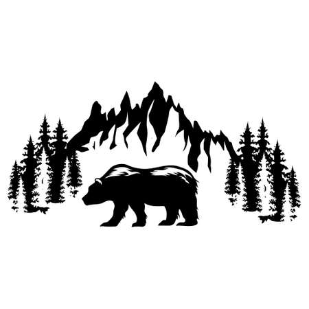 Mountains icon vector set. hike, travel illustration sign collection. camping symbol.のイラスト素材