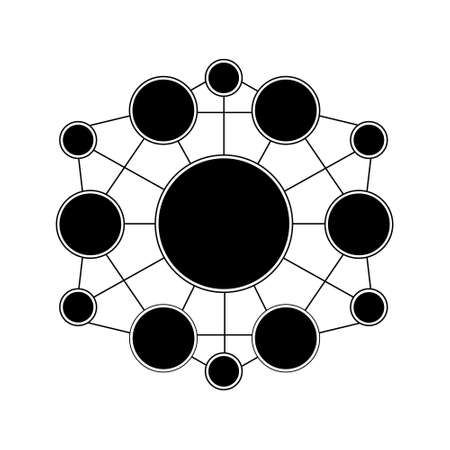 Network connections icon vector. Internet illustration sign collection. net symbol.のイラスト素材