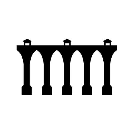 Bridge icon vector set. architecture illustration sign collection. construction symbol or logo.のイラスト素材