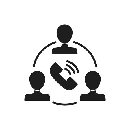 Call vector icon set. call center illustration sign collection. technical support symbol