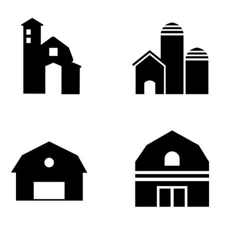 Farm vector icon set. ranch illustration sign collection. garden symbolのイラスト素材
