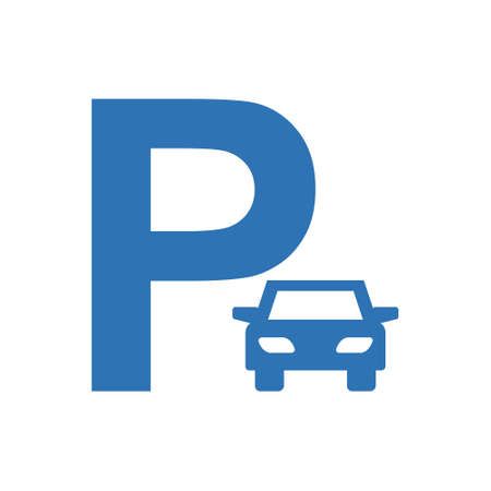 Parking icon vector set. parking lot illustration sign or symbol collection.のイラスト素材