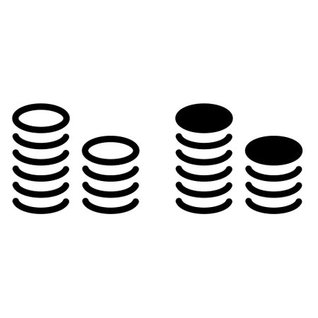 Money icon vector set. finance illustration sign collection. banking symbol.のイラスト素材