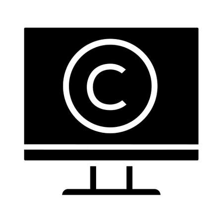 Copyrighting icon vector set. copywriting illustration sign collection. write symbol or logo.のイラスト素材