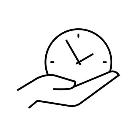 Time management icon vector set. deadline illustration sign collection. timeline symbol or logo.のイラスト素材