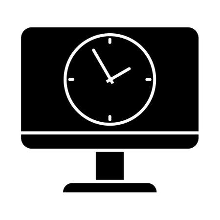Time management icon vector set. deadline illustration sign collection. timeline symbol or logo.のイラスト素材