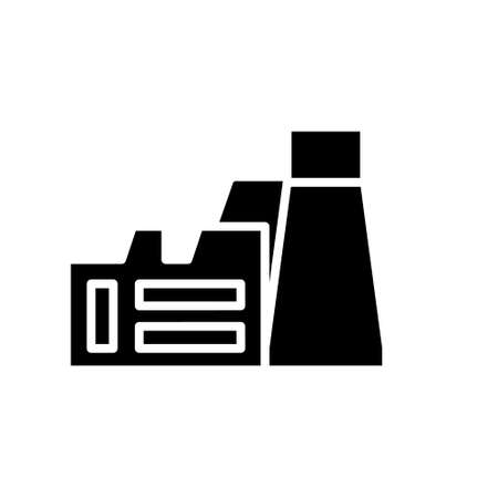 Factory icon vector set. productions illustration sign collection. manufacture symbol. industry .のイラスト素材