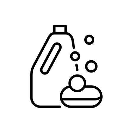 Washing icon vector set. laundry illustration sign collection. Wash symbolのイラスト素材