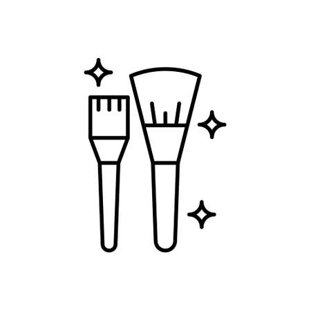 Cosmetics icon vector set. makeup illustration sign collection. woman beauty symbol.のイラスト素材