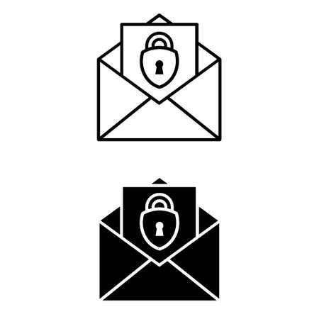 Email vector icon. Mail illustration symbol.のイラスト素材