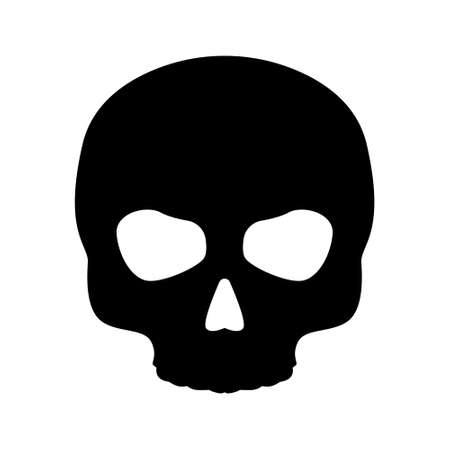Scull vector icon set. Skeleton illustration symbol collection. Halloween sign.のイラスト素材