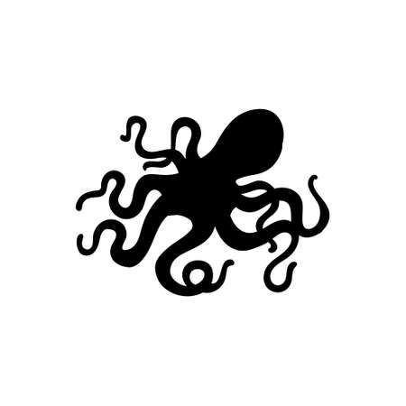 Octopus icon vector. seafood illustration sign collection. Ocean symbol or logo.のイラスト素材