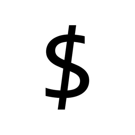 Dollar vector icon. Money illustration symbol. Currency sign or logo.のイラスト素材