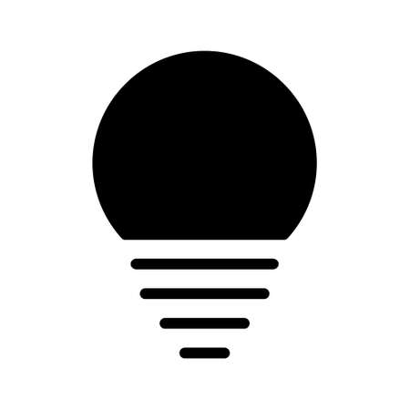 Bulb vector icon set. lighting illustration sign collection. light symbol or logo.のイラスト素材