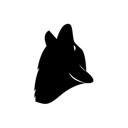 Wolf icon vector set. animals illustration sign collection. wolf howls symbol.のイラスト素材