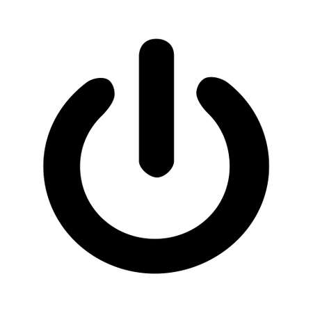 Power icon vector. turn on turn off illustration sign collection.のイラスト素材