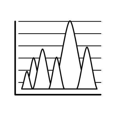 Analytics icon vector set. analysis illustration sign collection. schedule symbol.のイラスト素材