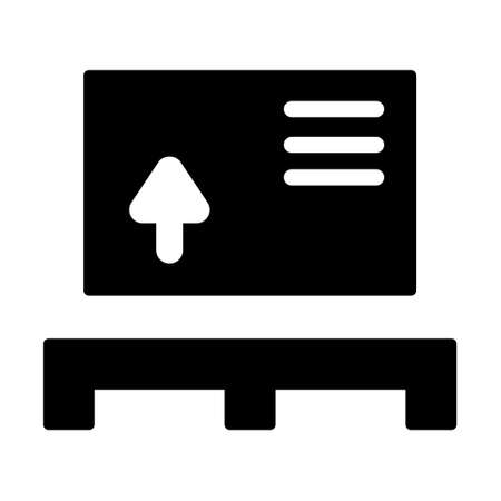 Delivery icon vector set. cargo illustration sign. goods symbol or logo.のイラスト素材