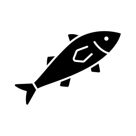 Fish vector icon. sea ââfood illustration sign. ocean or sea symbol or logo.のイラスト素材