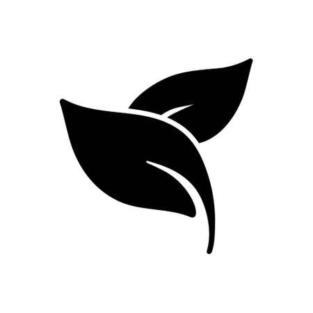leaves icons vector set. nature sign illustration collection. tree symbol. Ecology logo.のイラスト素材