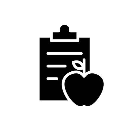 Diet icon vector. Proper nutrition illustration sign. slimming symbol.のイラスト素材