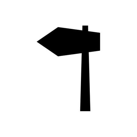 Direction board icon vector set. pointer illustration sign collection. route symbol.のイラスト素材