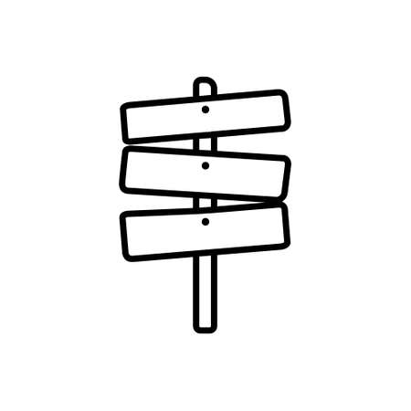 Direction board icon vector set. pointer illustration sign collection. route symbol.のイラスト素材