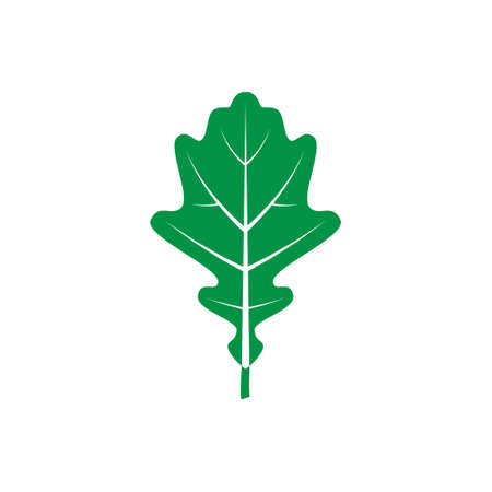 Green leaf vector icon. botany illustration sign. ecology symbol. eco sign.のイラスト素材
