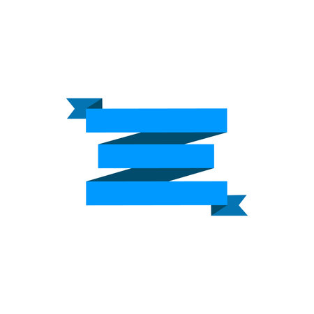 Holiday ribbon vector icon. Banners illustration sign or symbol.のイラスト素材