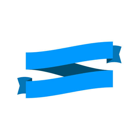 Holiday ribbon vector icon. Banners illustration sign or symbol.のイラスト素材