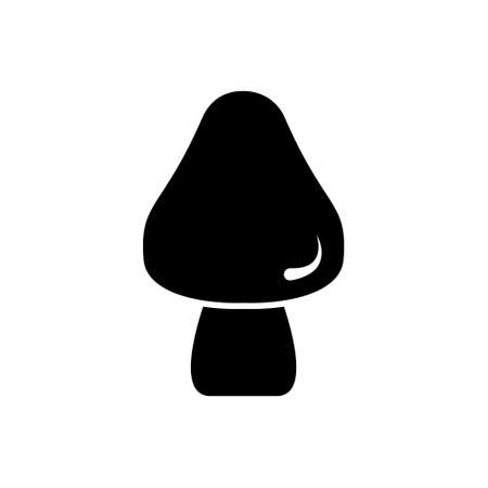 Mushroom vector icon. food illustration sign. fungus symbol or logo.のイラスト素材