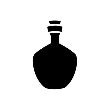 Bottle icon vector illustration sign. perfume. potion symbolor logo.のイラスト素材