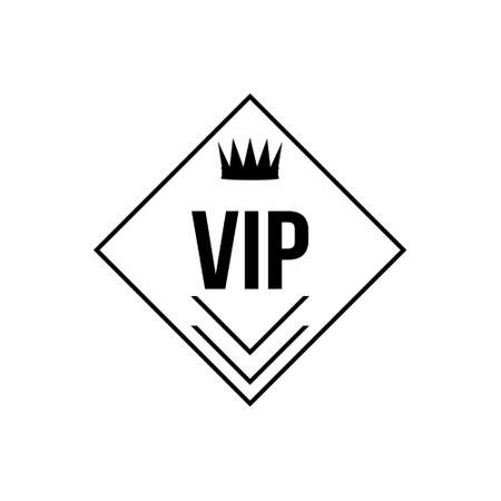 Vip icon vector. Very important person illustration sign. club symbol or logo.のイラスト素材
