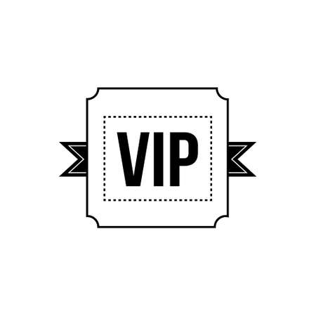 Vip icon vector. Very important person illustration sign. club symbol or logo.のイラスト素材