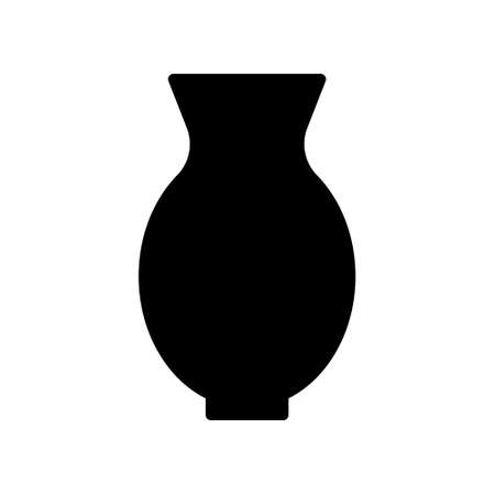 Vase icon vector. amphora illustration sing. jug symbol. antique .のイラスト素材