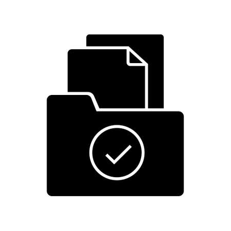 Documents icon vector. report illustration sign. analysis symbol.のイラスト素材