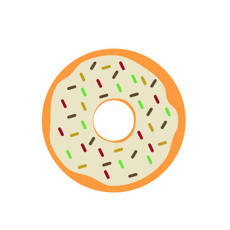 Donut icon vector. dessert illustration sign. sweet symbol.のイラスト素材