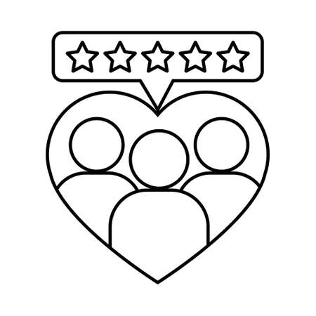 Feedback vector icon collection. assessment illustration sign set. rating symbol.のイラスト素材