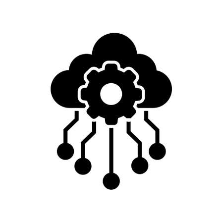Internet vector icon. cloud service illustration sign.のイラスト素材