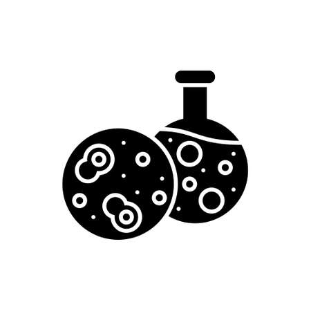 Laboratory icon vector. illustration analyzes illustration sign. lab symbol. chemistry logo.のイラスト素材