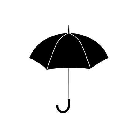 Umbrella icon vector. rain illustration sign. weather symbol or logo.のイラスト素材