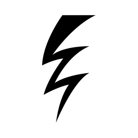 Lightning icon vector set. levin sign. power symbol. weather logo.のイラスト素材