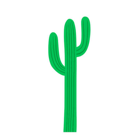 Cactus vector icon. cactus illustration sign. desert symbol or logo.のイラスト素材
