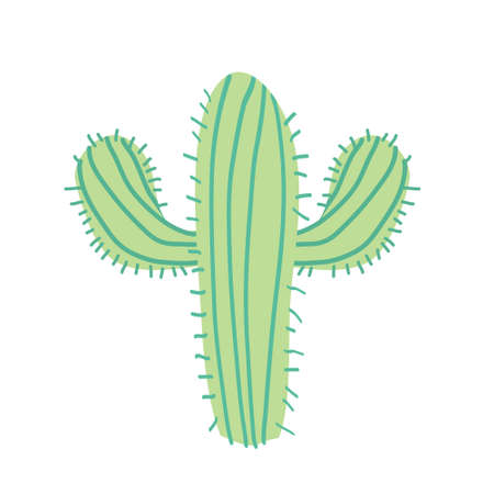 Cactus vector icon. cactus illustration sign. desert symbol or logo.のイラスト素材