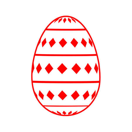 Easter egg icon vector. Easter illustration sign collection. egg symbol or logo.のイラスト素材