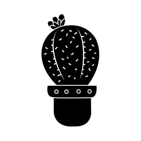 Cactus vector icon set. Cactus illustration sign collection. desert symbol or logo.のイラスト素材